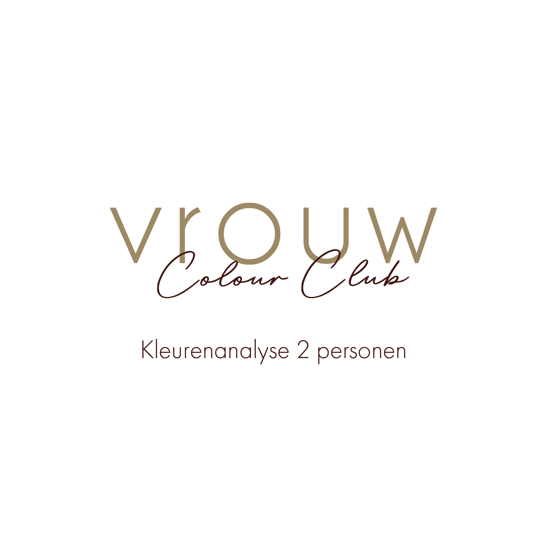VROUW Colour Club 2 personen